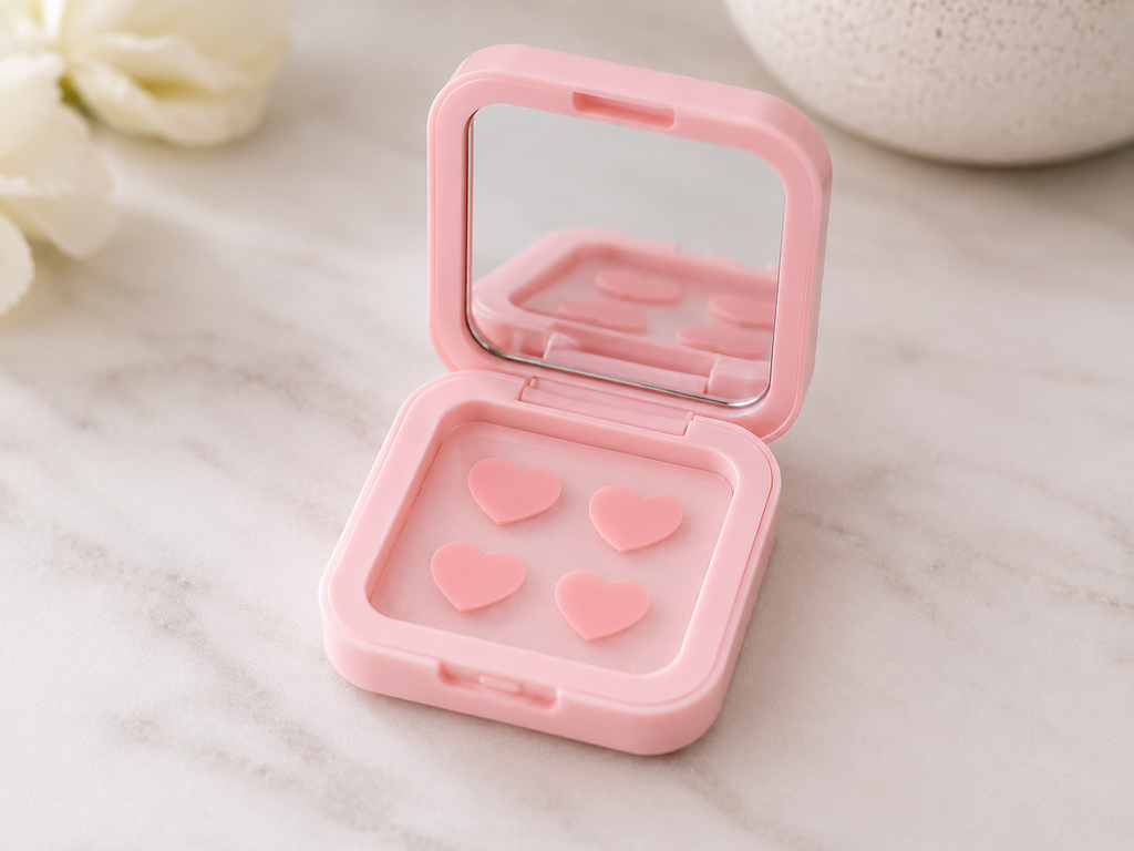 Pimple Patches for face, Cute Shaped Pimple Patches, Spot Sticker For Face And Skin, 32 Count (With a Cute Mirror Case)