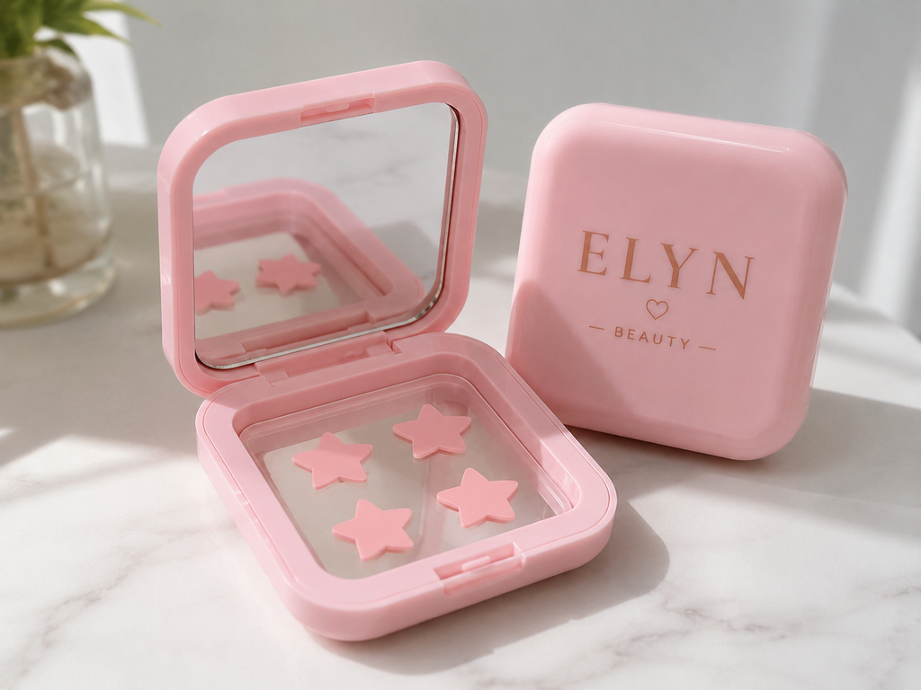 Pimple Patches for face, Cute Shaped Pimple Patches, Spot Sticker For Face And Skin, 32 Count (With a Cute Mirror Case)