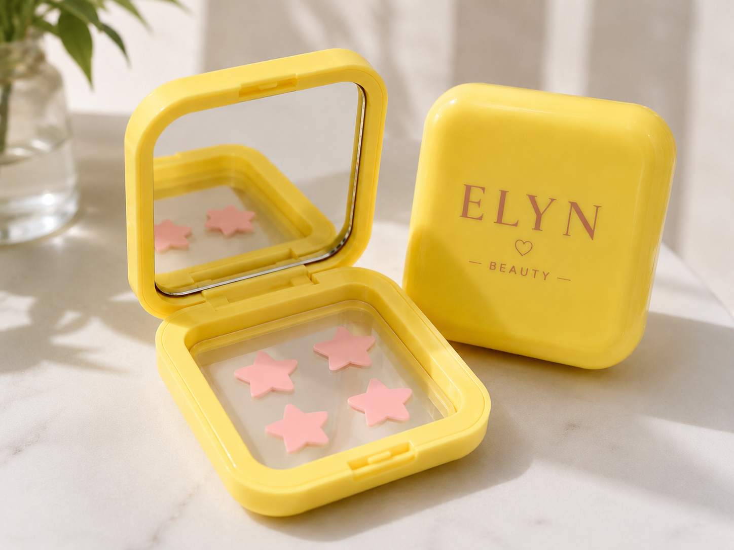 Pimple Patches for face, Cute Shaped Pimple Patches, Spot Sticker For Face And Skin, 32 Count (With a Cute Mirror Case)